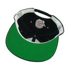 NBA (The Game) - Toronto Raptors Spell-Out Snapback Hat 1990s OSFA Vintage Retro Basketball