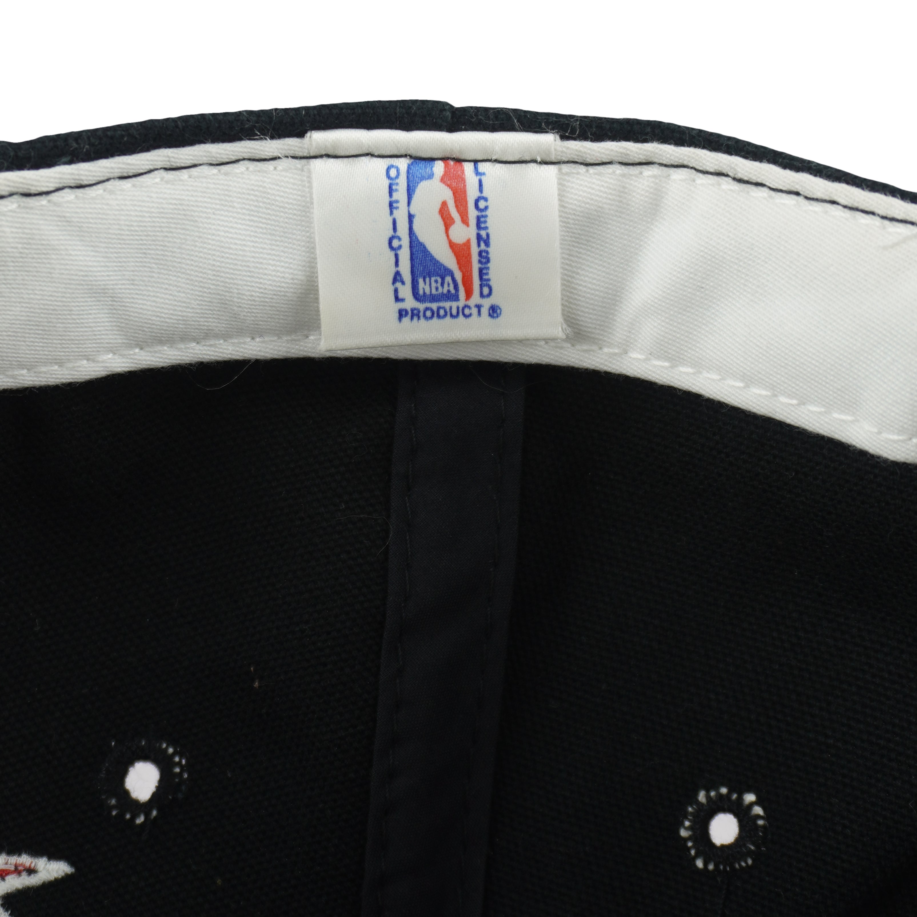 NBA (The Game) - Toronto Raptors Spell-Out Snapback Hat 1990s OSFA Vintage Retro Basketball
