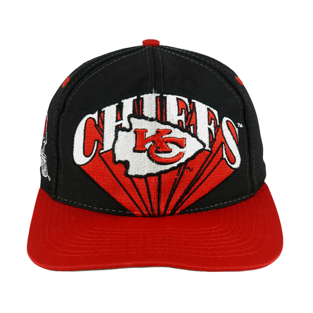 NFL (Logo 7) - Kansas City Chiefs Embroidered Snapback Hat 1990s OSFA Vintage Retro Football