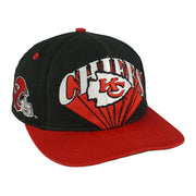 NFL (Logo 7) - Kansas City Chiefs Embroidered Snapback Hat 1990s OSFA Vintage Retro Football