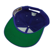 Starter (NHL) - Quebec Nordiques Spell-Out Snapback Hat 1990s OSFA Vintage Retro Hockey