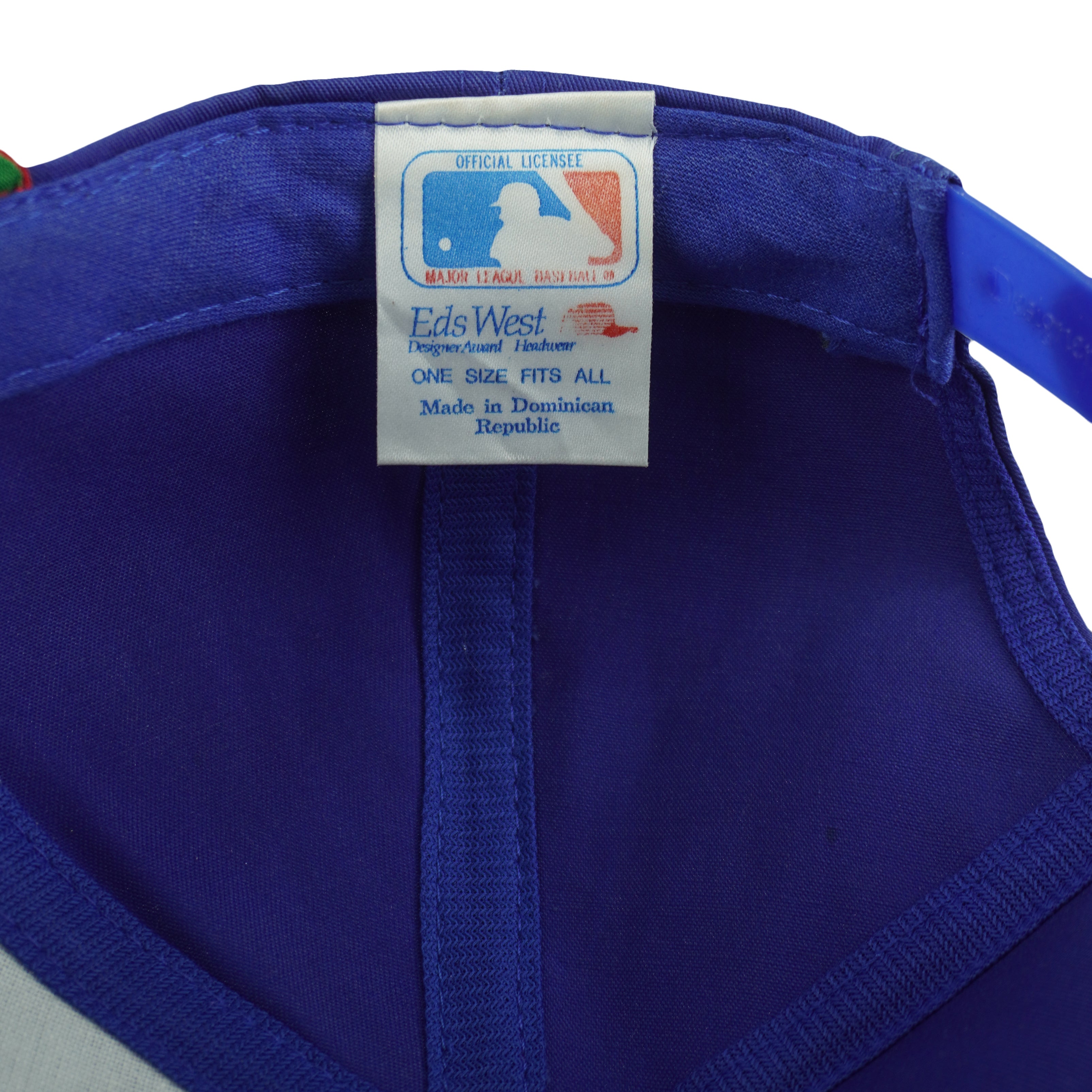 MLB (Eds West) - Chicago Cubs Snapback Hat 1990s OSFA Vintage Retro Baseball