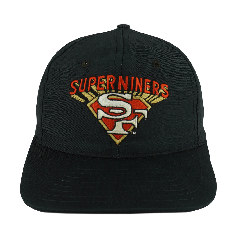NFL (AJD) - San Francisco 49ers Super Niners Snapback Hat 1990s OSFA Vintage Retro Football