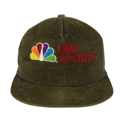Vintage - NBC Sports Corduroy Snapback Hat 1990s OSFA