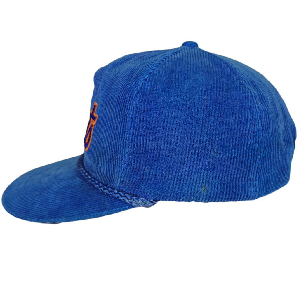 MLB (DA) - New York Mets Corduroy Snapback Hat 1990s OSFA Vintage Retro Baseball