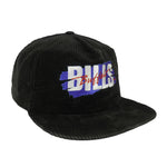 NFL (New Era) - Buffalo Bills Corduroy Snapback Hat 1990s OSFA Vintage Retro Football