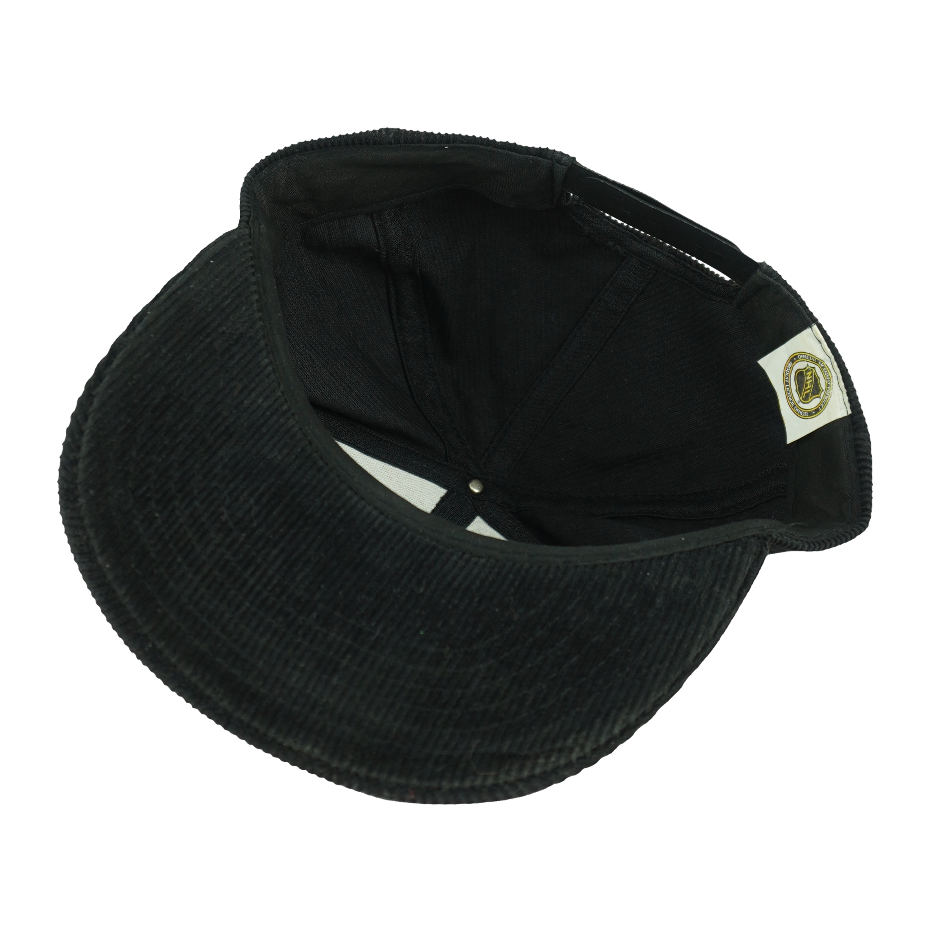 NHL - Pittsburgh Penguins Corduroy Snapback Hat 1990s OSFA Vintage Retro Football