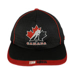 Nike - Team Canada Hockey Embroidered Hat 2000s Fitted Vintage Retro Hockey
