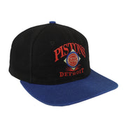 NBA - Detroit Pistons Spell-Out Snapback Hat 1990s OSFA Vintage Retro Basketball