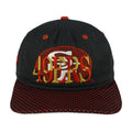 NFL (#1 Apparel) - San Francisco 49ers Bi Logo Snapback Hat 1990s OSFA Vintage Retro Football