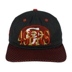 NFL (#1 Apparel) - San Francisco 49ers Bi Logo Snapback Hat 1990s OSFA Vintage Retro Football