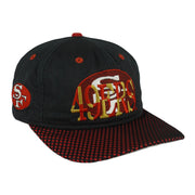 NFL (#1 Apparel) - San Francisco 49ers Bi Logo Snapback Hat 1990s OSFA Vintage Retro Football