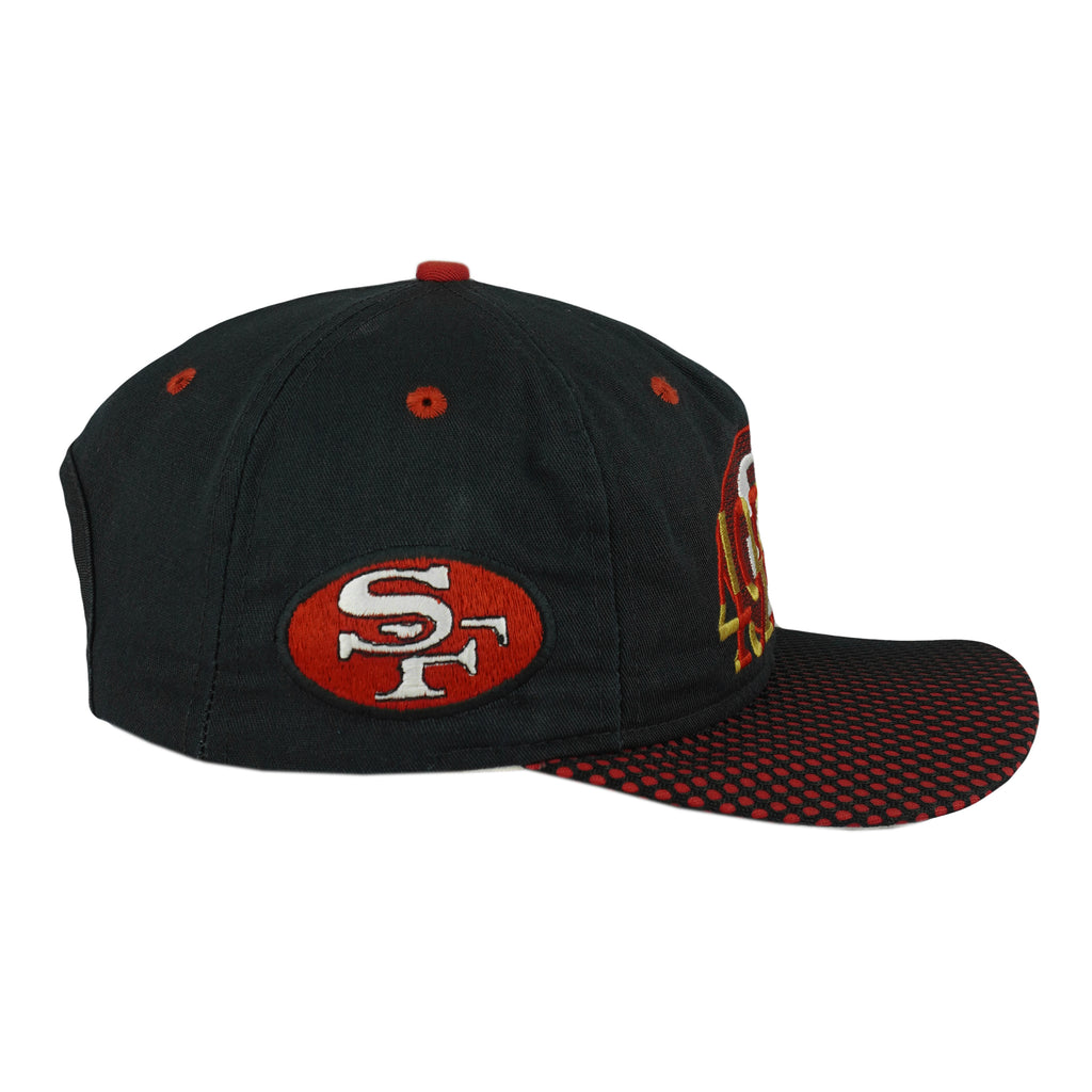 NFL (#1 Apparel) - San Francisco 49ers Bi Logo Snapback Hat 1990s OSFA Vintage Retro Football