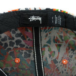 Stussy - 3D Puff All Over Print Snapback Hat 1990s OSFA Vintage Retro