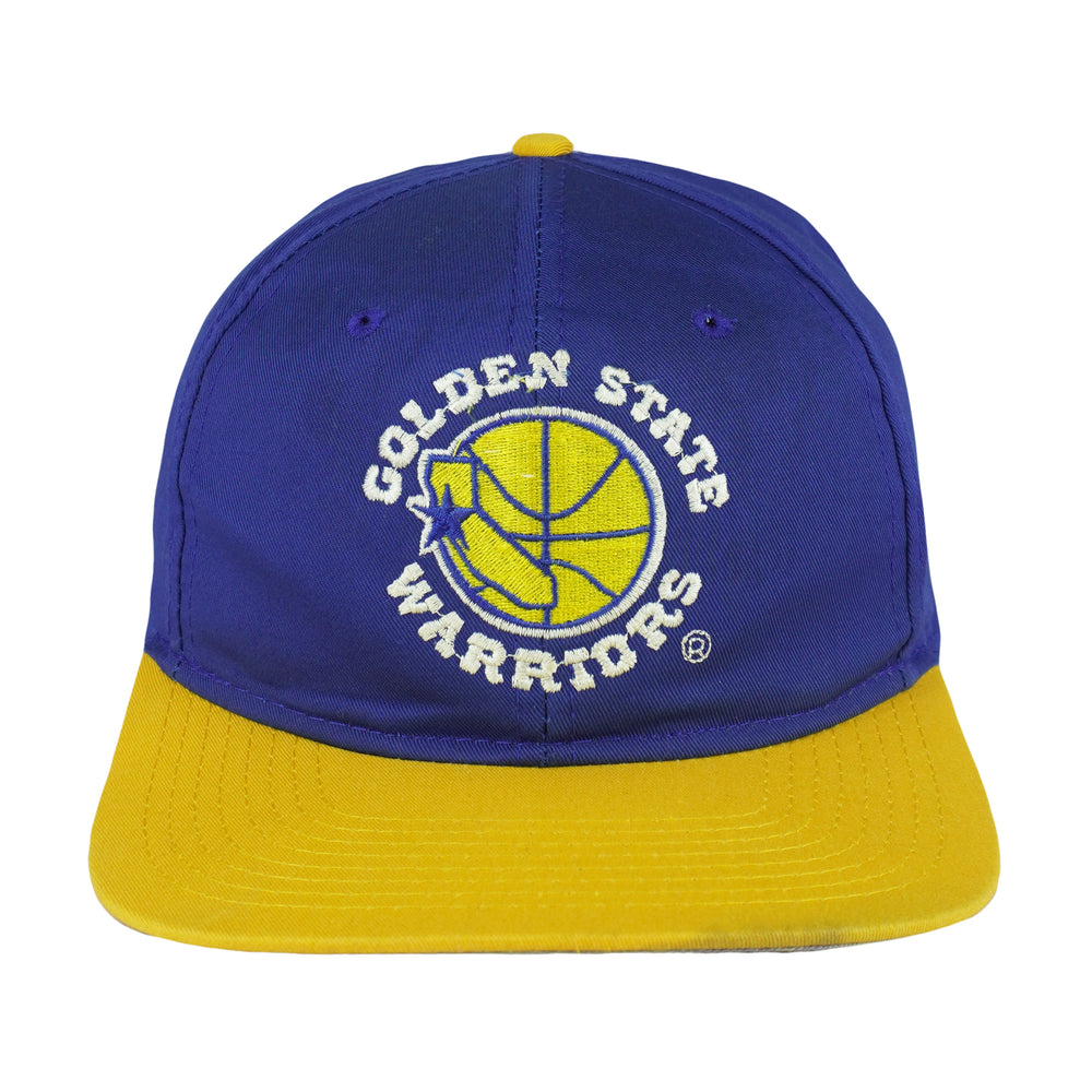 NBA (AJD)- Golden State Warriors Embroidered Snapback Hat 1990s Vintage Retro Basketball