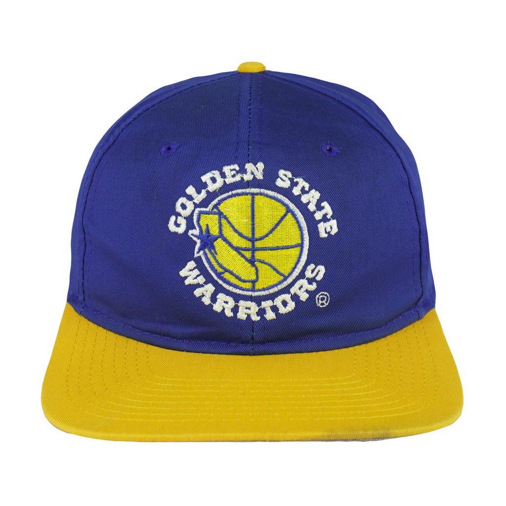 NBA (AJD)- Golden State Warriors Embroidered Snapback Hat 1990s Vintage Retro Basketball