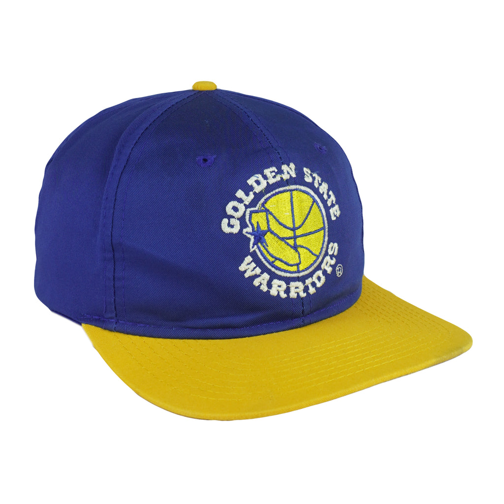 NBA (AJD)- Golden State Warriors Embroidered Snapback Hat 1990s Vintage Retro Basketball