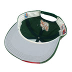 NBA (Sports Specialties) - Green & Red Seattle SuperSonics Snapback Hat 1990s OSFA Vintage Retro Basketball