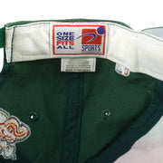 NBA (Sports Specialties) - Green & Red Seattle SuperSonics Snapback Hat 1990s OSFA Vintage Retro Basketball