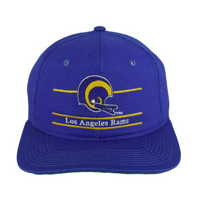 NFL (Annco) - Los Angeles Rams Spell-Out Snapback Hat 1990s OSFA
