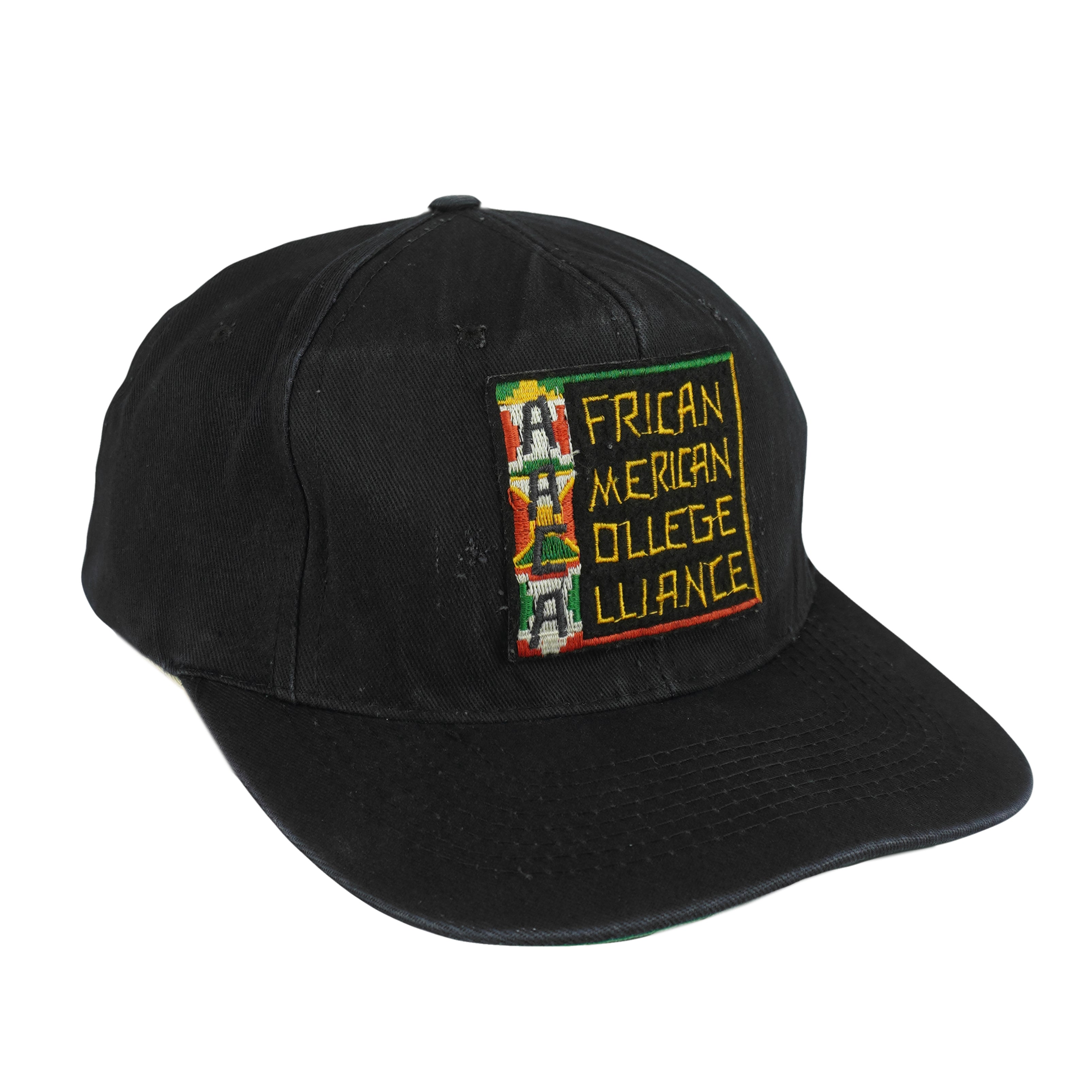 Vintage (Cobra Caps) - African American College Alliance Snapback Hat 1990s OSFA Vintage Retro
