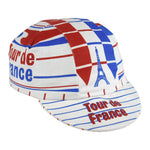 Vintage - Tour de France Eiffel Tower News Boy Hat 1990s OSFA Vintage Retro