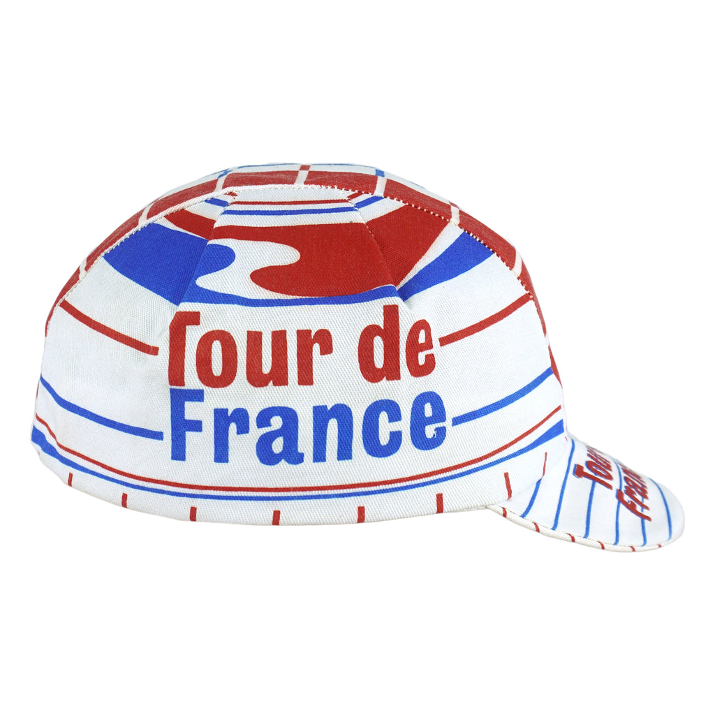 Vintage - Tour de France Eiffel Tower News Boy Hat 1990s OSFA Vintage Retro