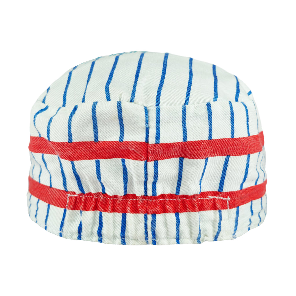 MLB - Toronto Blue Jays Pinstripe Painter Pillbox Hat 1990s OSFA Vintage Retro Baseball