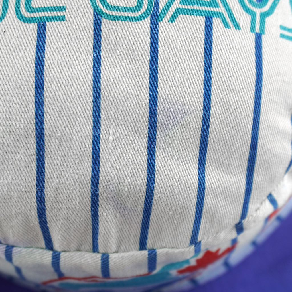 MLB - Toronto Blue Jays Pinstripe Painter Pillbox Hat 1990s OSFA Vintage Retro Baseball
