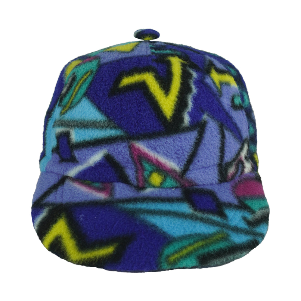 Vintage - Multicolor Fleece Hat 1990s Small Vintage Retro