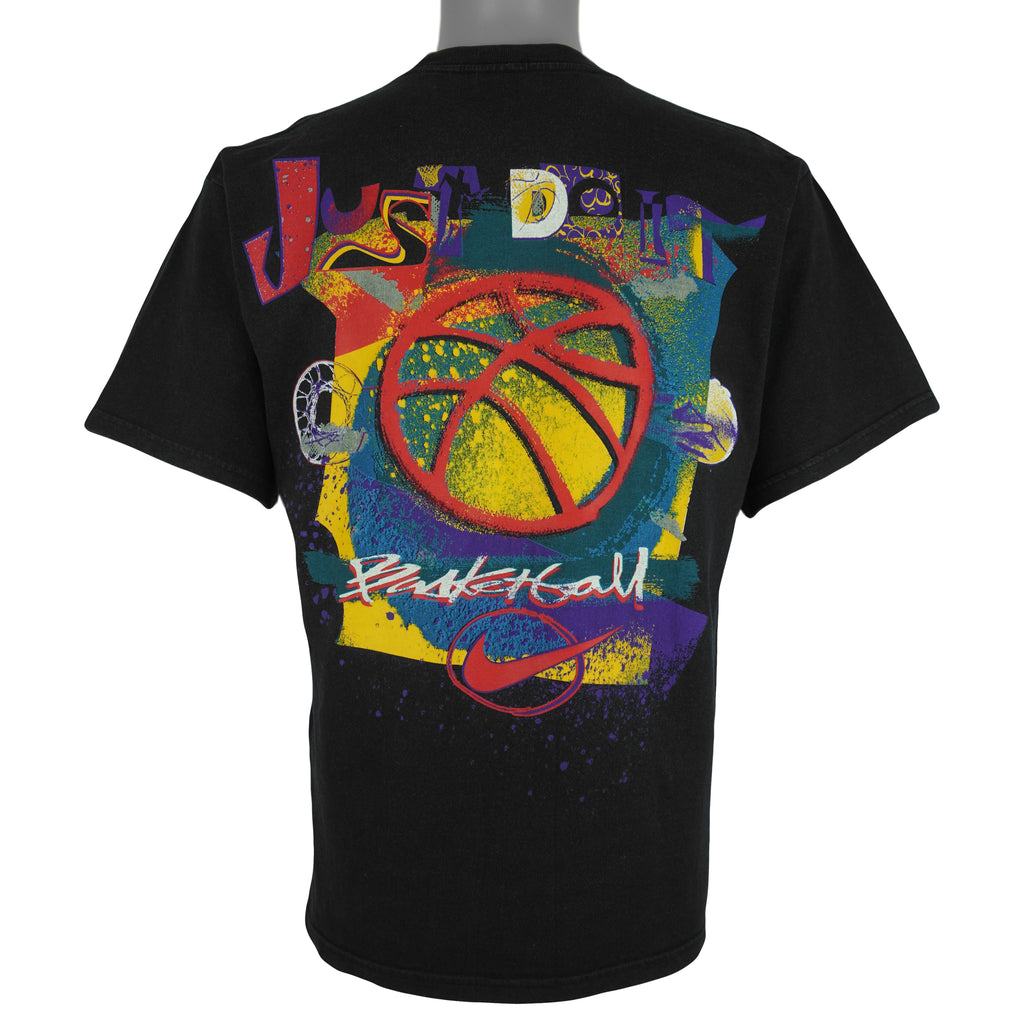 Nike - Just Do It Basketball T-Shirt 1990s Small Vintage Retro