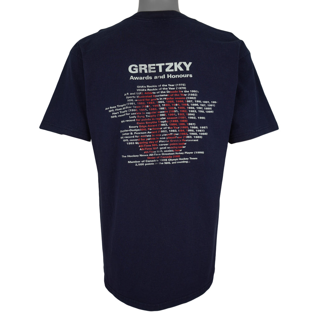 Vintage (Gildan) - Wayne Gretzky's Toronto Restaurant T-Shirt 1999 Large Vintage Retro