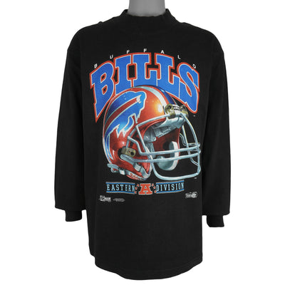 NFL (Front Row) - Buffalo Bills Helmet Long Sleeve Shirt 1992 X-Large