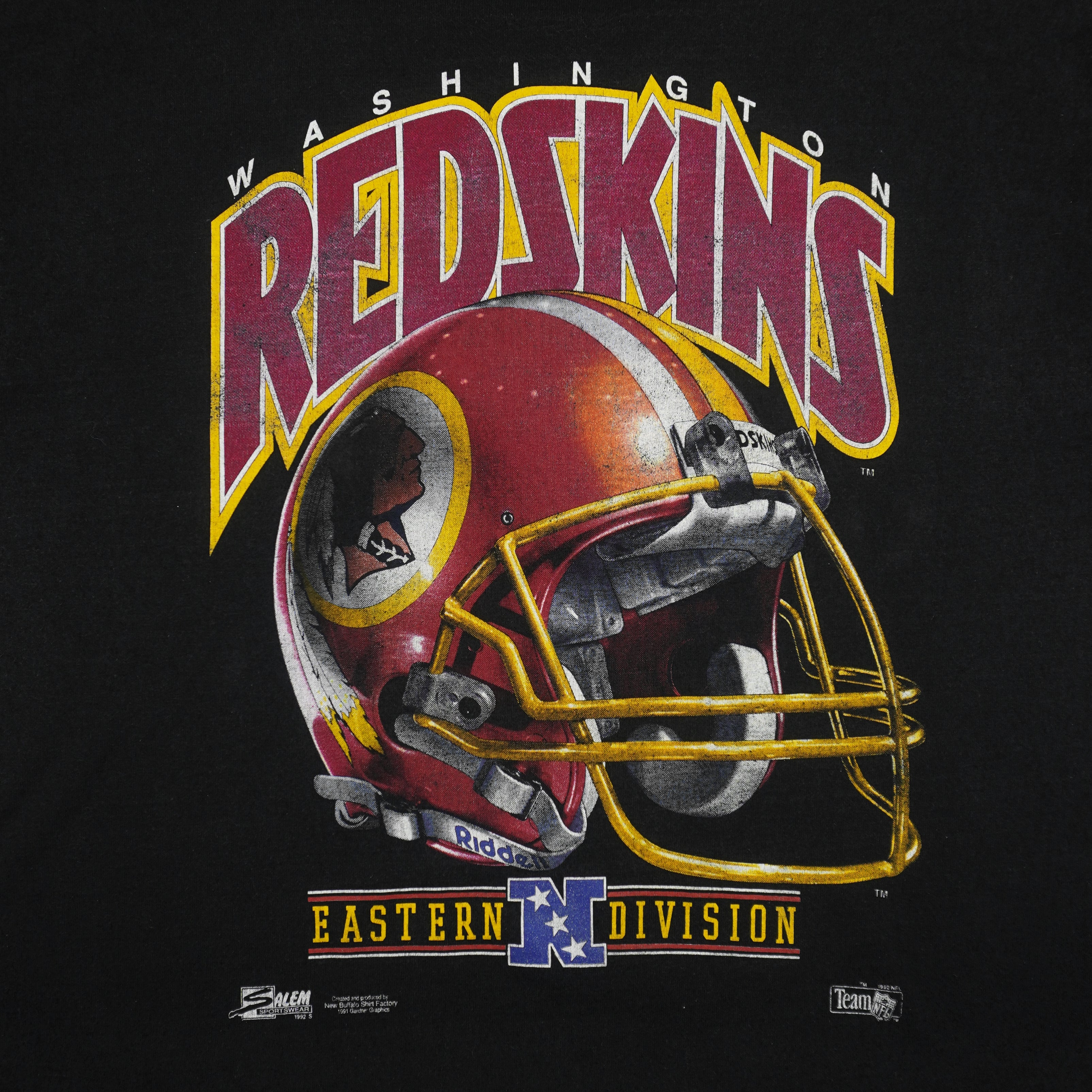 NFL (Front Row) - Washington Redskins Turtleneck Long Sleeve Shirt 1992 X-Large Vintage Retro Football