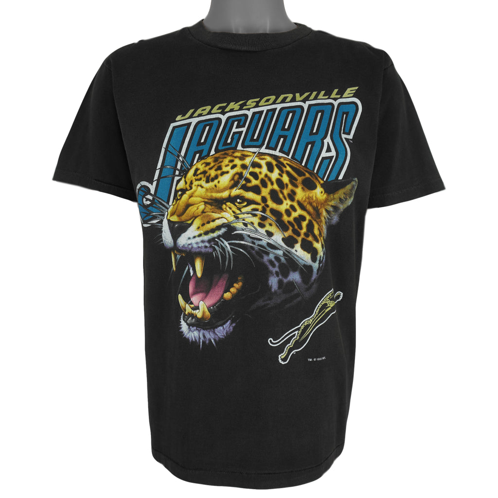 NFL (Salem) - Jacksonville Jaguars Animal T-Shirt 1993 Medium Vintage Retro Football