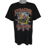 NCAA (Gildan) - Syracuse University Basketball Champions Ring T-Shirt 2003 Large Vintage Retro