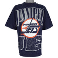 NHL (Softwear) - Winnipeg Jets Single Stitch T-Shirt 1993 Large Vintage Retro Hockey