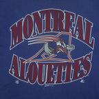 Starter (CFL) - Montreal Alouettes Single Stitch T-Shirt 1996 Large Vintage Retro Football