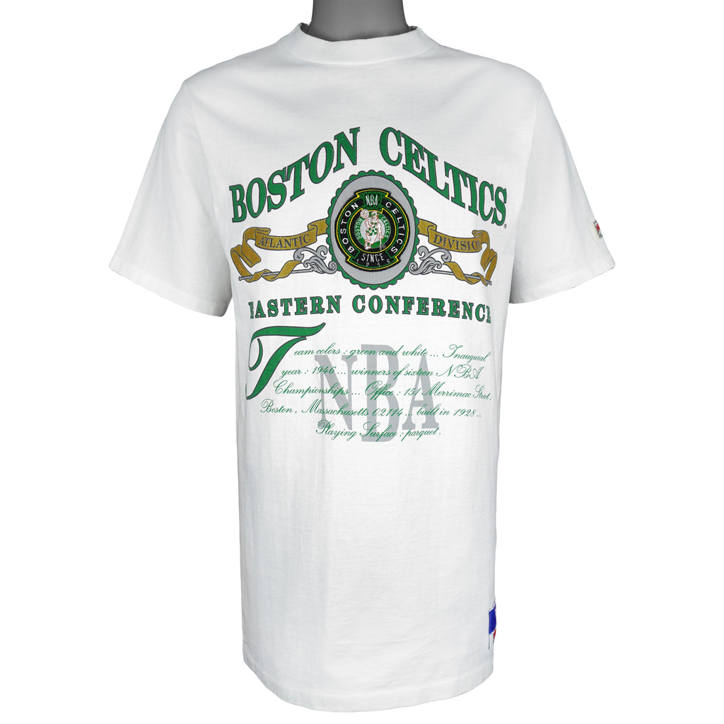 NBA (Nutmeg) - Boston Celtics Eastern Conference T-Shirt 1990s Large Vintage Retro Basketball