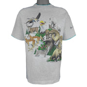 Vintage (Signal Sports) - Bear Country U.S.A Animals Roll Up Sleeves T-Shirt 1991 Large Vintage Retro