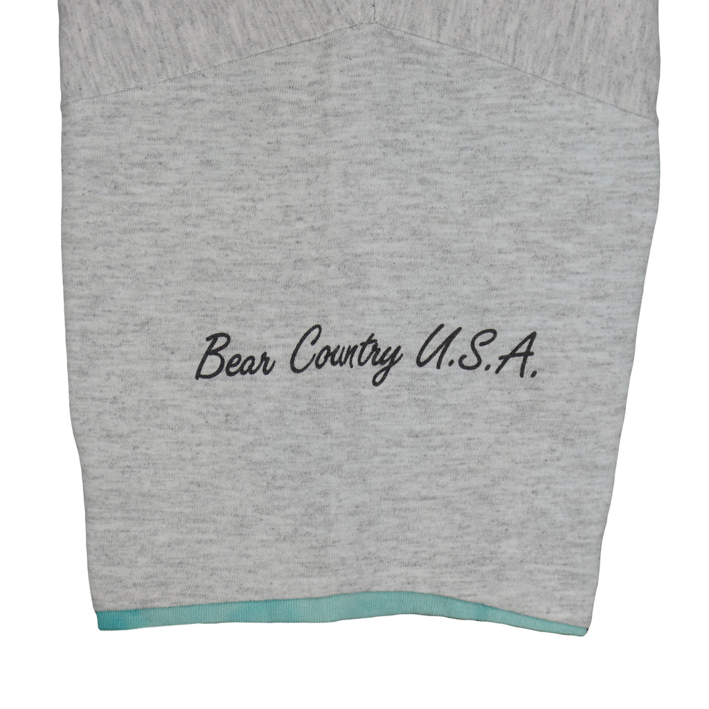 Vintage (Signal Sports) - Bear Country U.S.A Animals Roll Up Sleeves T-Shirt 1991 Large Vintage Retro