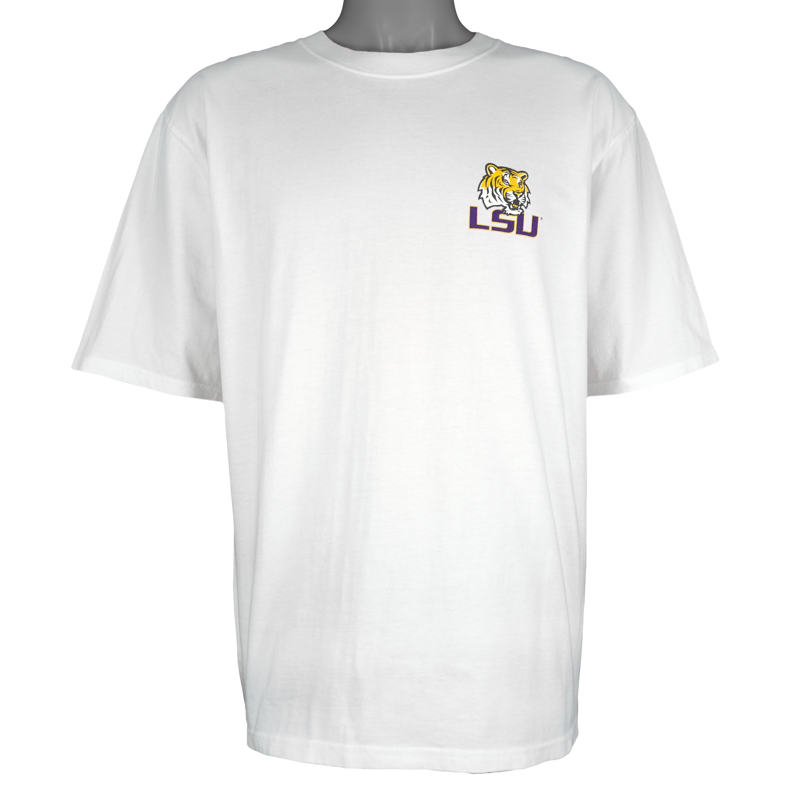 NCAA - LSU Tigers Stadium T-Shirt 1990s Large Vintage Retro