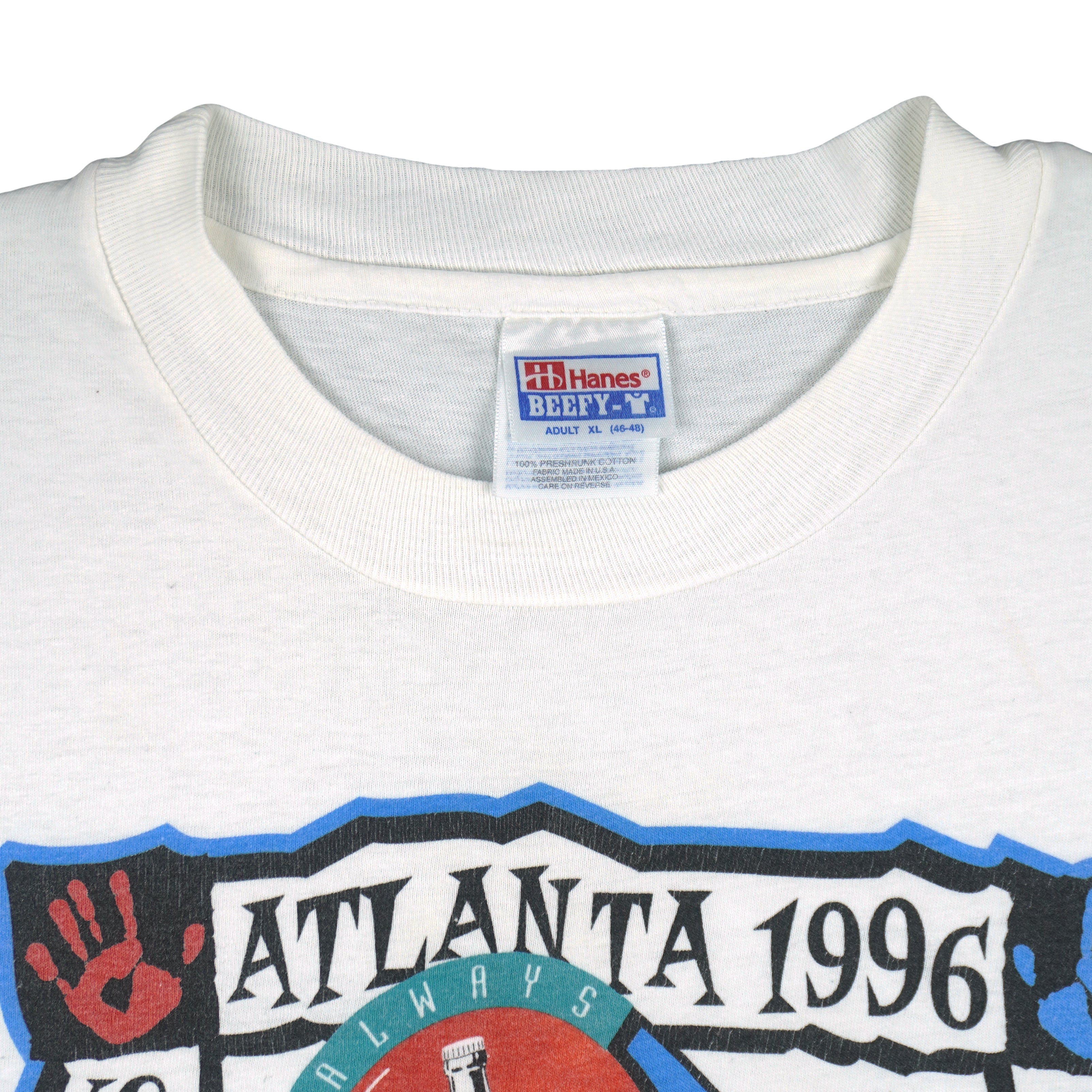 Vintage (Hanes) - Atlanta Olympic Games Always Coca Cola T-Shirt 1996 X-Large Vintage Retro