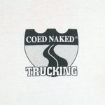Vintage (H.L.Miller) - Coed Naked Trucking Single Stitch T-Shirt 1990s Large Vintage Retro