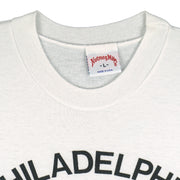 NFL (Nutmeg) - Philadelphia Eagles Big Logo Football Jersey 1990s Large Vintage Retro Football