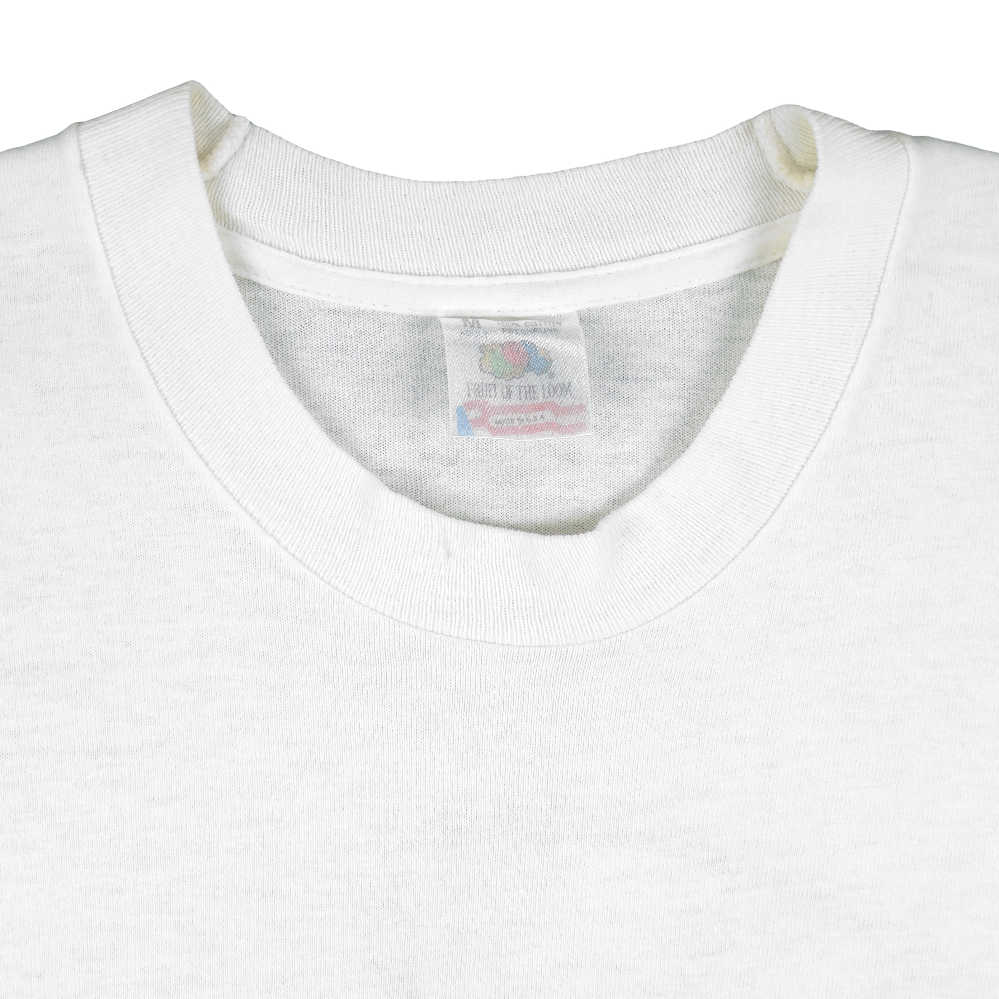 Vintage (Fruit Of The Loom) - Fish Naked Single Stitch T-Shirt 1993 Medium Vintage Retro