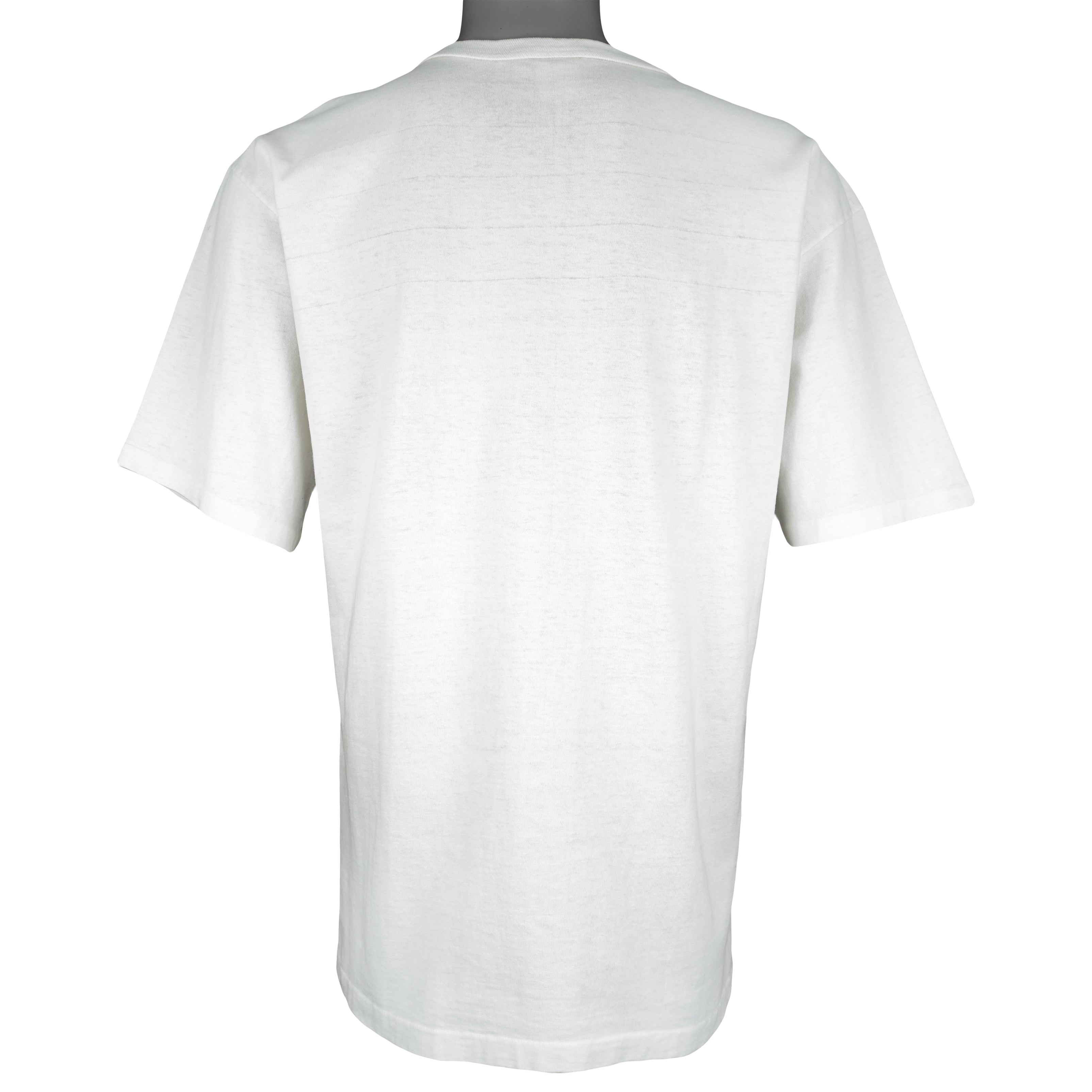 MLB (Logo 7) - Los Angeles Dodgers Single Stitch T-Shirt 1989 Medium Vintage Retro Baseball