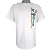 Vintage (Coed Sportswear) - Just Hafta Be Irish Single Stitch T-Shirt 1990s Large Vintage Retro