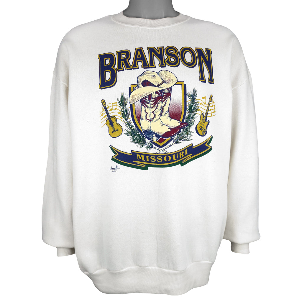 Vintage (Jerzees) - Branson Missouri Crew Neck Sweatshirt 1990s X-Large Vintage Retro