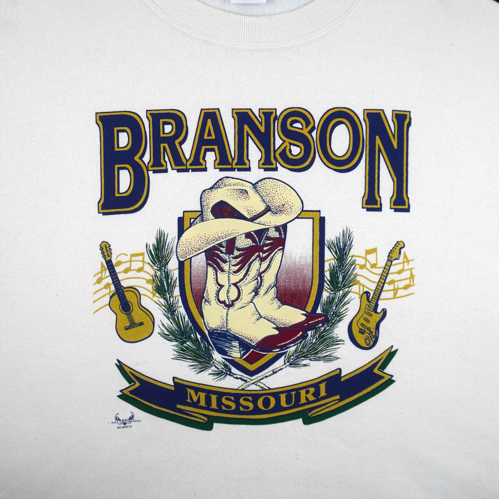 Vintage (Jerzees) - Branson Missouri Crew Neck Sweatshirt 1990s X-Large Vintage Retro